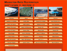 Tablet Screenshot of middletonautorestoration.com